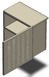 Power Suppy Sheet Metal Cabnet