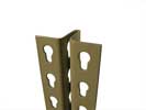 Rivet rack shelving heavy duty tee post