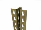 Rivet rack shelving heavy tee post